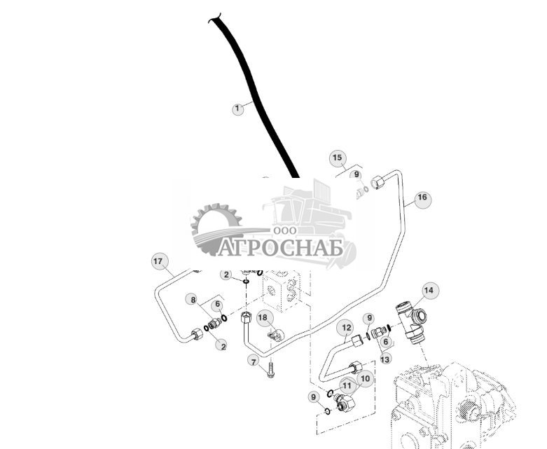 Трубопроводы клапана охлаждения тормоза (50KIVTILS) - ST75327 620.jpg